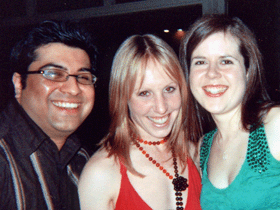 Viren, Michelle and Claire