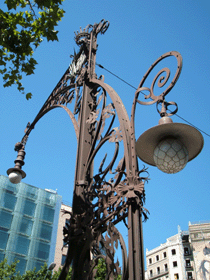 Barcelona lamp post