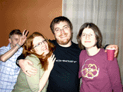 Big Al, Lizzie, Chris and Julie