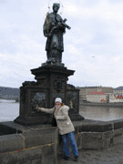 Its good luck to rub that statue