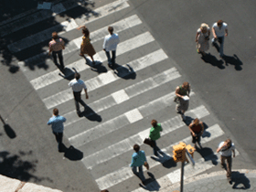 Pedestrian crossing