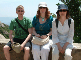 Al, Lizzie and Chrissie