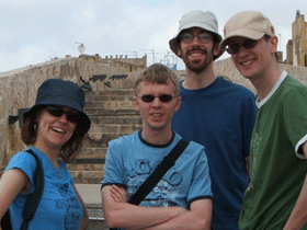 On top of the walls