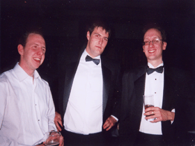 Pater, Patrick and I - Refined gents that we are!